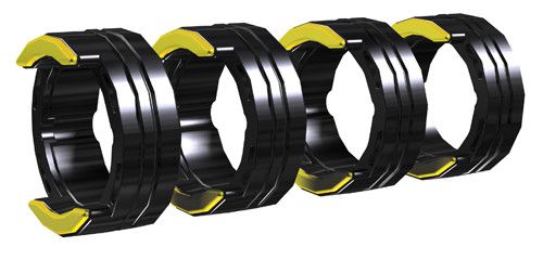 Комплект роликов для алюминиевой проволоки EWM DR AL 4R 1.6mm BLACK/YELLOW (092-002771-00016)