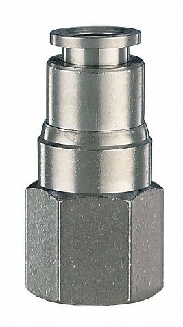 Соединение под шланг со стопором с внутренней резьбой 50/AF 3/8F d.12мм