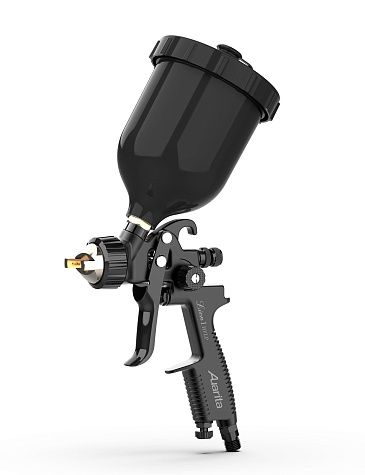 Краскопульт Auarita LION 1, Black, 2.0mm, HVLP (310-340л/мин, 3.5бар, пятно 240-270мм, 0.6л)