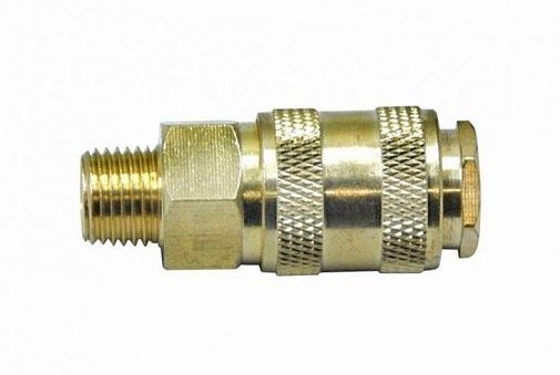 Соединение быстросъем МАМА х нар. резьба 1/4" (латунь) ECO (AB-F/MT14)