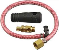 Разъем силовой Trafimet TIG PLUG 25мм, M12x1, D=9мм, GAS 1/4G (CX0087)