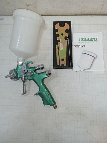 Краскопульт Auarita 898-2, Green, 1.3mm (250-310л/мин, 1,5бар, пятно 280мм, 0.6л) (Уценка)