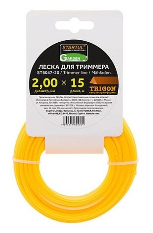 леска startul st6047-20 (ф 2.0 мм х 15 м, треуг. сеч.) в магазине Евротек Леска STARTUL ST6047-20 (ф 2.0 мм х 15 м, треуг. сеч.)