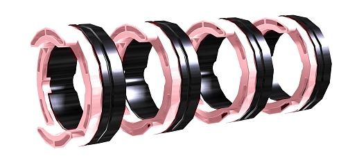 Комплект роликов для стальной проволоки EWM DR FE 4R 0.6mm PINK 092-002770-00006)