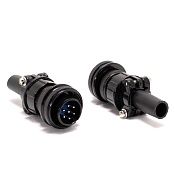 разъем tig 7pin "папа" для spool gun в магазине Евротек Разъем TIG 7pin "папа" для Spool Gun
