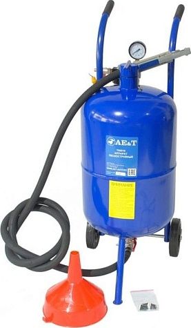 пескоструйный аппарат ae&t t06510 (38л) в магазине Евротек Пескоструйный аппарат AE&T T06510 (38л)