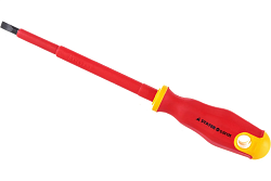 Диэлектрическая отвертка STAYER "PROFI" "ELECTRO" SL5,5х125мм