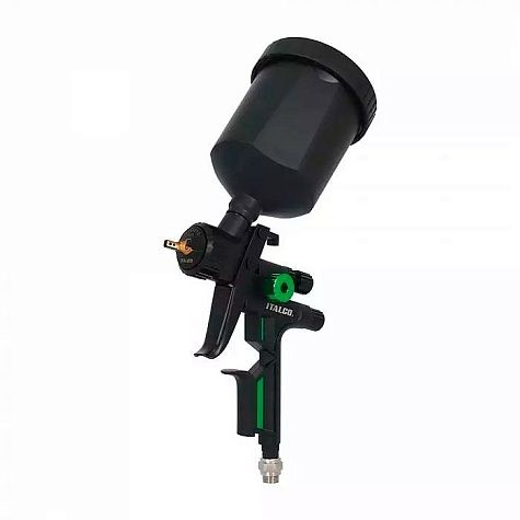 краскопульт italco gloss 2, green, 1.4mm, lvmp (310-340л/мин, 2.5бар, пятно 280мм, 0.6л) в магазине Евротек Краскопульт Italco GLOSS 2, Green, 1.4mm, LVMP (310-340л/мин, 2.5бар, пятно 280мм, 0.6л)
